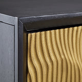 Tayner Black/Gold Finish Accent Cabinet from Ashley - Luna Furniture