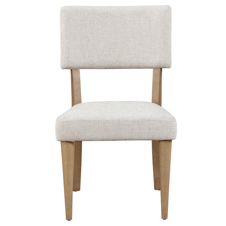 Colvin Vanilla/Brown Side Chair, Set of 2 from Steve Silver - Luna Furniture