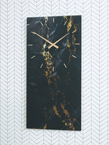 Teague Black/Gold Finish Wall Clock from Ashley - Luna Furniture