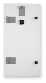 Teague Black/Gold Finish Wall Clock from Ashley - Luna Furniture