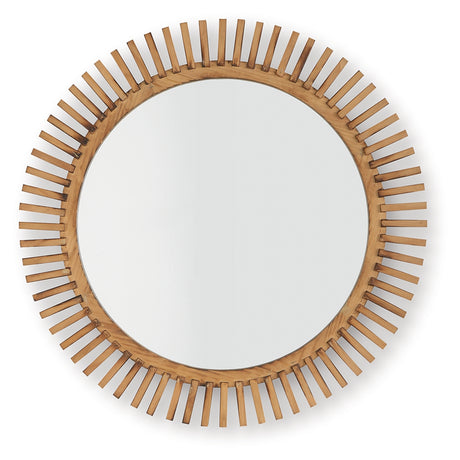 Tedwell Brown Accent Mirror from Ashley - Luna Furniture
