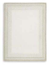 Teelgan Ivory/Tan Medium Rug from Ashley - Luna Furniture
