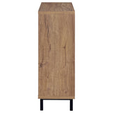 Teller Natural Oak 2-Door Shoe Storage Cabinet from Coaster - Luna Furniture