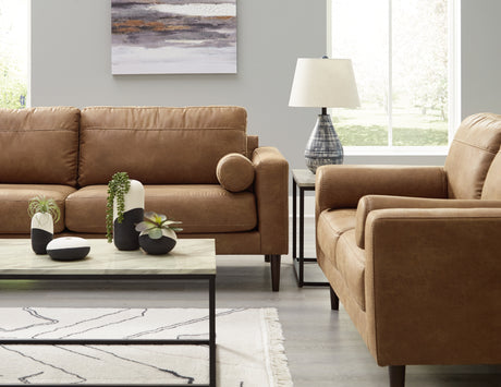 Telora Sofa and Loveseat in Caramel from Ashley - Luna Furniture