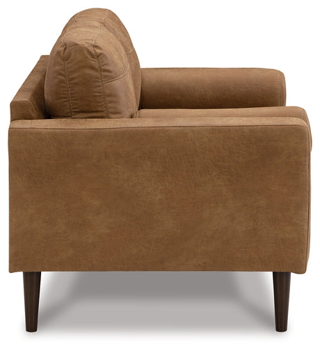 Telora Sofa, Loveseat, Chair and Ottoman in Caramel from Ashley - Luna Furniture