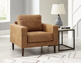 Telora Sofa, Loveseat, Chair and Ottoman in Caramel from Ashley - Luna Furniture