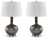 Tenslow 2-Piece Table Lamp Set in Antique Black from Ashley - Luna Furniture