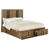 Terrace Ash Brown 2-Drawer Eastern King Storage Bed from Coaster - Luna Furniture