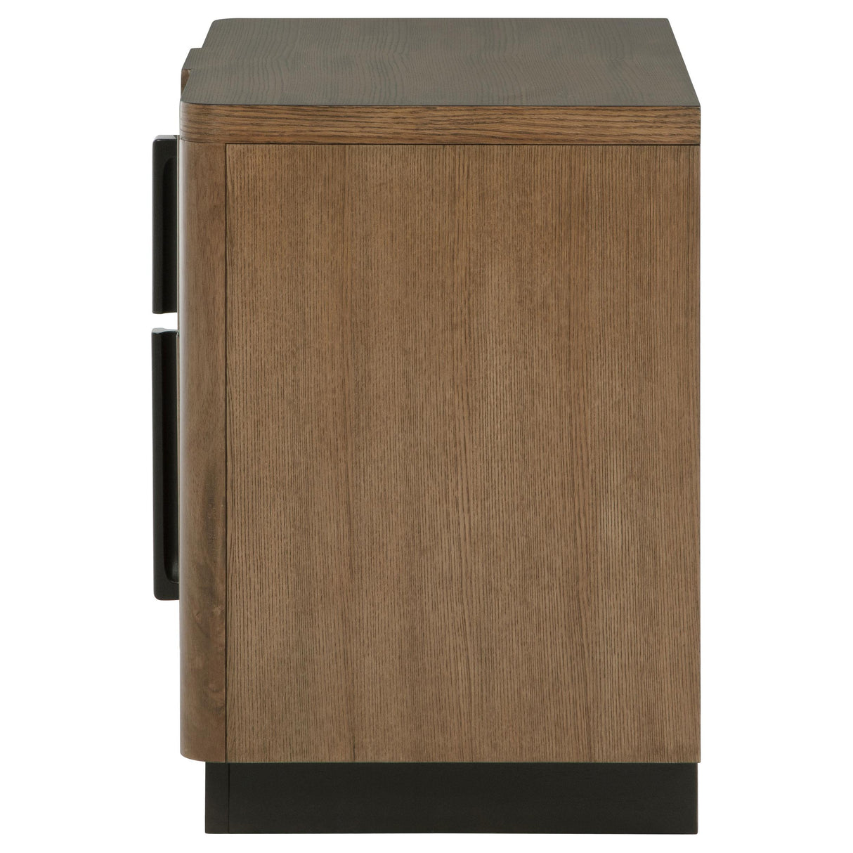 Terrace Ash Brown 2-Drawer Nightstand from Coaster - Luna Furniture