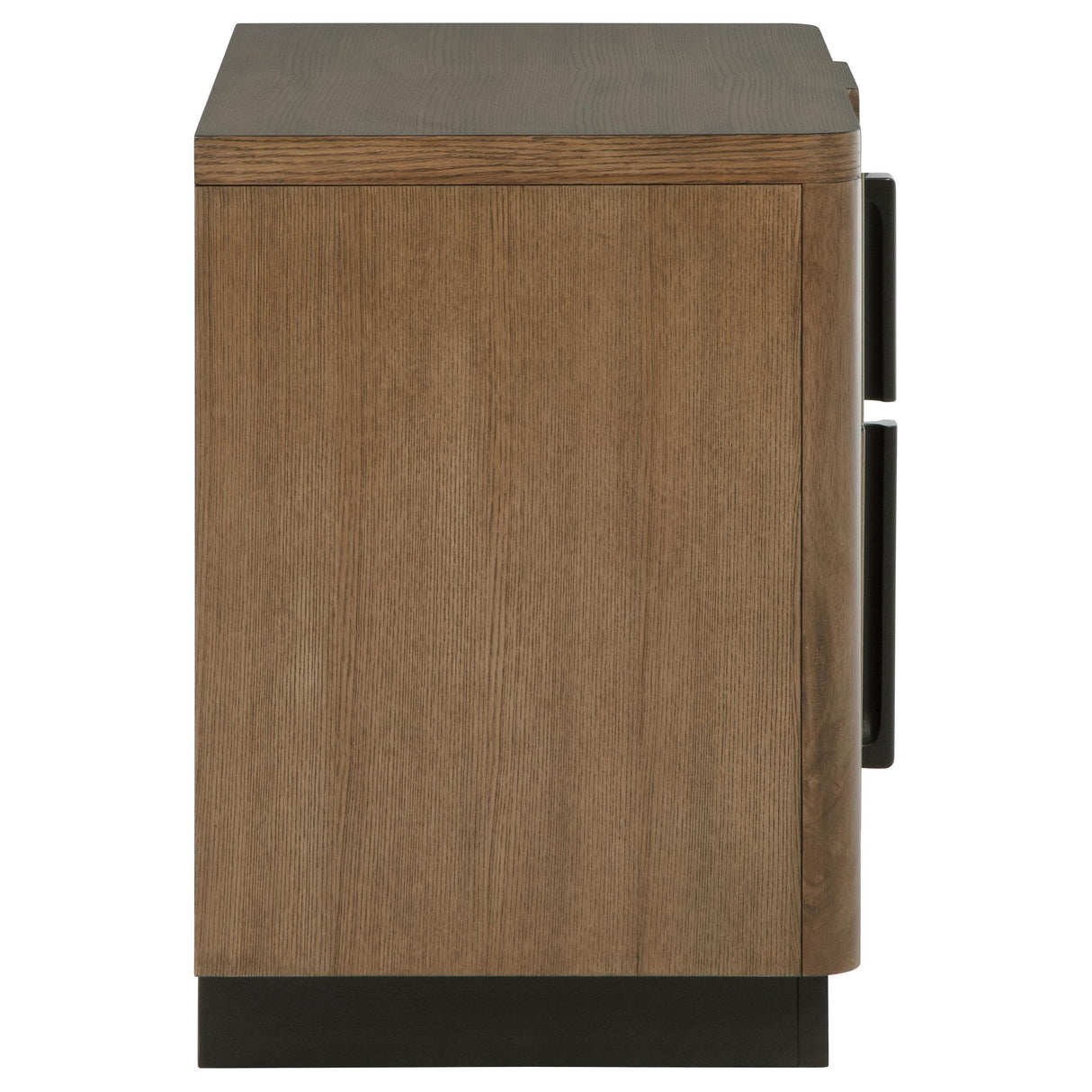 Terrace Ash Brown 2-Drawer Nightstand from Coaster - Luna Furniture