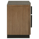 Terrace Ash Brown 2-Drawer Nightstand from Coaster - Luna Furniture