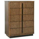 Terrace Ash Brown 5-Drawer Chest from Coaster - Luna Furniture