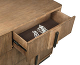Terrace Ash Brown 6-Drawer Dresser and Mirror from Coaster - Luna Furniture