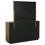 Terrace Ash Brown 6-Drawer Dresser and Mirror from Coaster - Luna Furniture