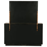 Terrace Ash Brown 6-Drawer Dresser and Mirror from Coaster - Luna Furniture