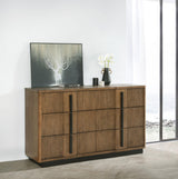 Terrace Ash Brown 6-Drawer Dresser from Coaster - Luna Furniture