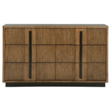 Terrace Ash Brown 6-Drawer Dresser from Coaster - Luna Furniture