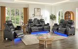 Tesla Gray 3-Piece Power Reclining Set from Happy Homes - Luna Furniture