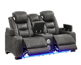 Tesla Gray 3-Piece Power Reclining Set from Happy Homes - Luna Furniture