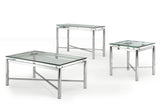 Nova Gray Glass Top Coffee Table from Steve Silver - Luna Furniture