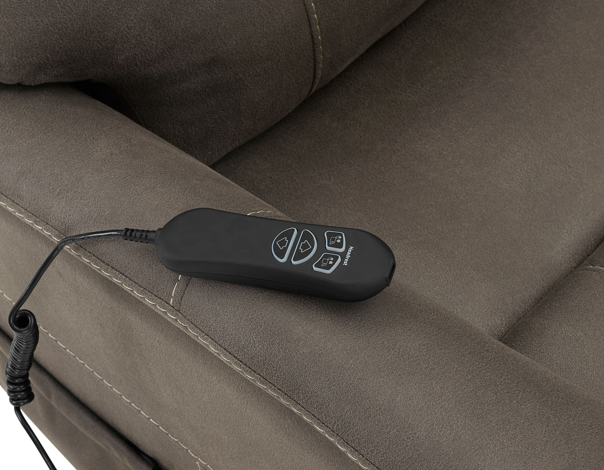 Thames Walnut Power Lift Chair with Power Headrest from Steve Silver - Luna Furniture