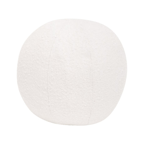 The 12" Essential Sphere Pillow in Livesmart Boucle Snow from Essentials For Living - Luna Furniture
