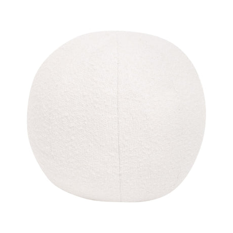 The 12" Essential Sphere Pillow in Livesmart Boucle Snow from Essentials For Living - Luna Furniture