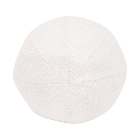 The 12" Essential Sphere Pillow in Livesmart Boucle Snow from Essentials For Living - Luna Furniture