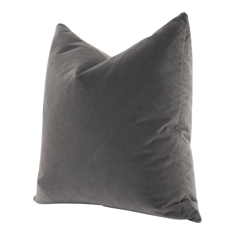 The Basic 22" Essential Pillow in Dark Dove Velvet, Set of 2 from Essentials For Living - Luna Furniture