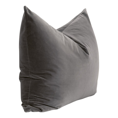 The Basic 34" Essential Dutch Pillow in Dark Dove Velvet, Set of 2 from Essentials For Living - Luna Furniture