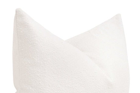 The Basic 34" Essential Dutch Pillow in Livesmart Boucle-Snow, Set of 2 from Essentials For Living - Luna Furniture