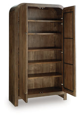Thoren Medium Brown Accent Cabinet from Ashley - Luna Furniture