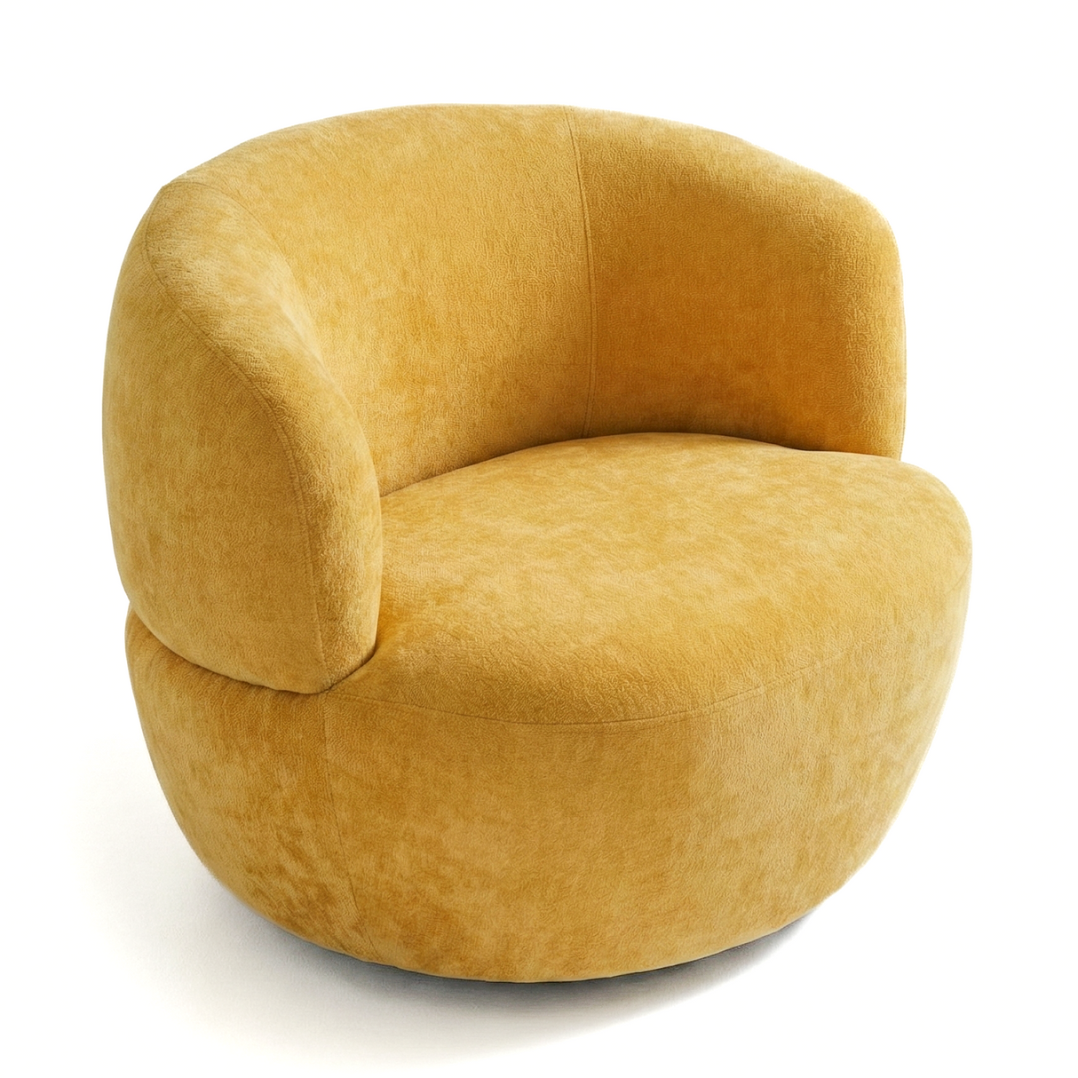 Thornton Gold Chenille Swivel Chair from Ashcroft Furniture - Luna Furniture