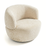 Thornton Sand Chenille Swivel Chair from Ashcroft Furniture - Luna Furniture