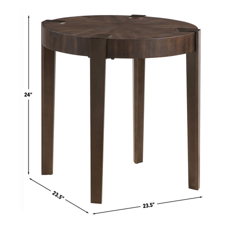 Gracie End Table, Brown from Steve Silver - Luna Furniture