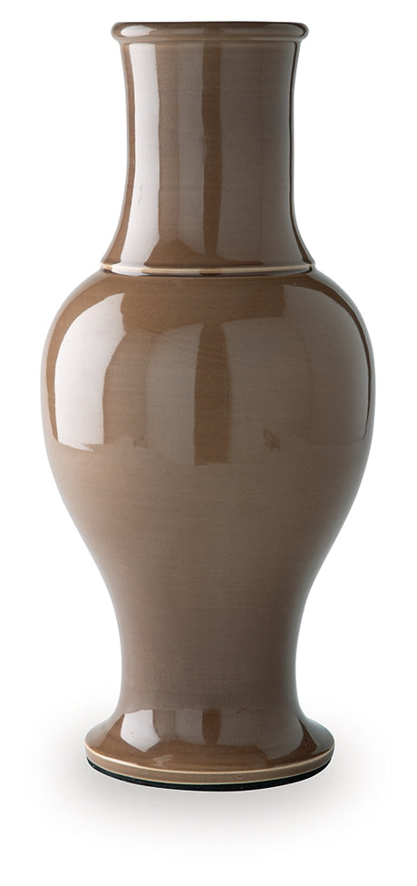 Tillmer Brown Vase from Ashley - Luna Furniture