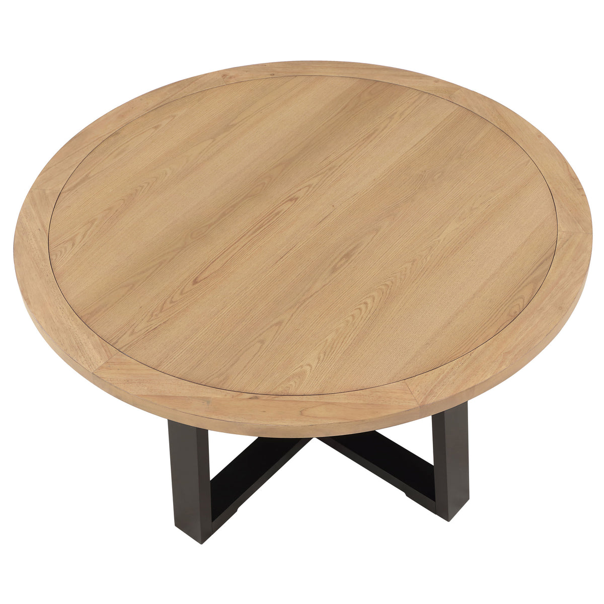 Magnolia Two-tone 54-inch Round Dining Table from Steve Silver - Luna Furniture