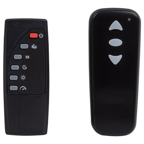 Tisdall Black Queen Flame Visualizer Wingback TV Bed from Coaster - Luna Furniture