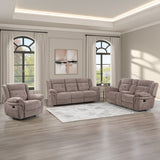 Sydney Brown Manual Reclining Set from Steve Silver - Luna Furniture
