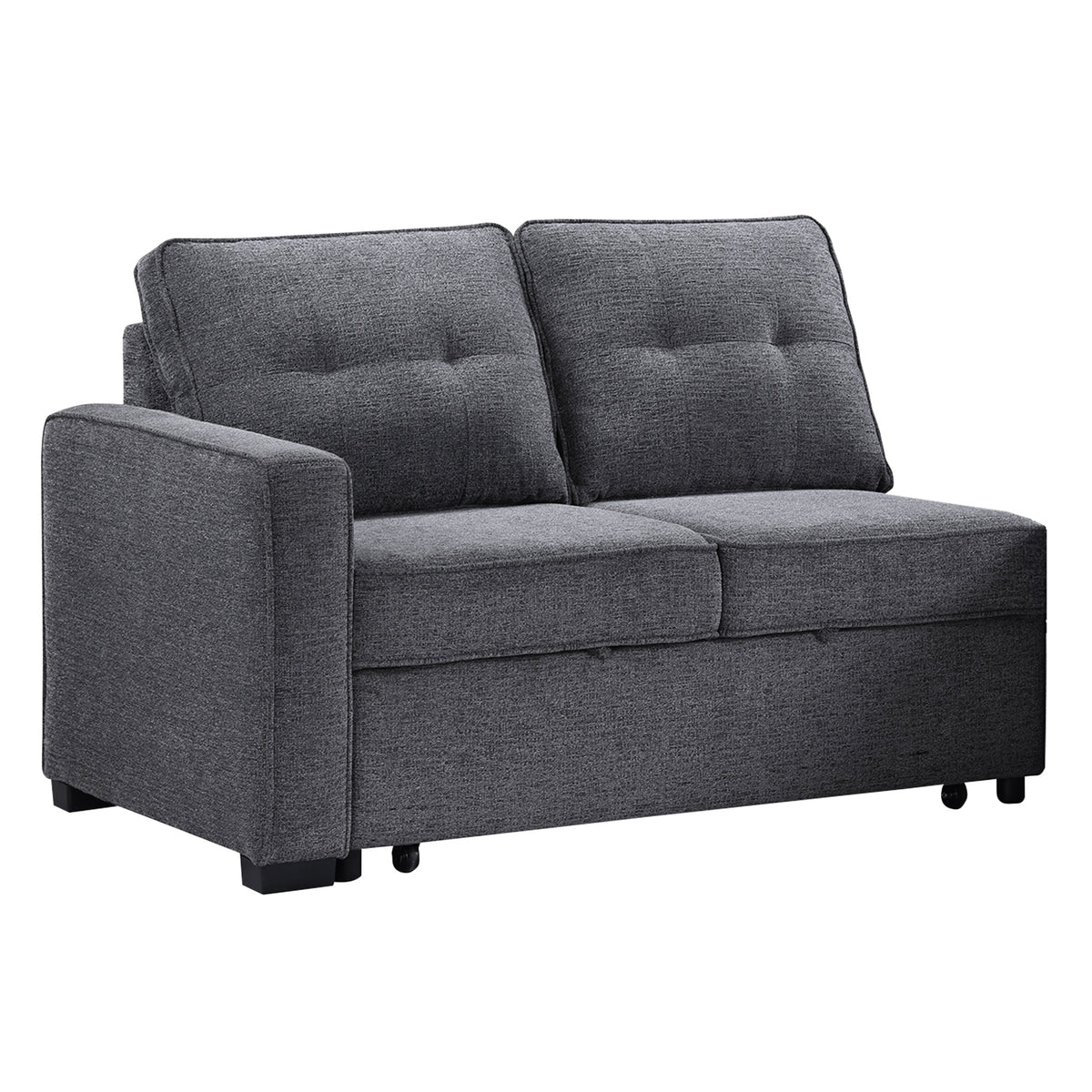 Noah Gray Convertible Sleeper Loveseat from Steve Silver - Luna Furniture