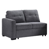 Noah Gray Convertible Sleeper Loveseat from Steve Silver - Luna Furniture