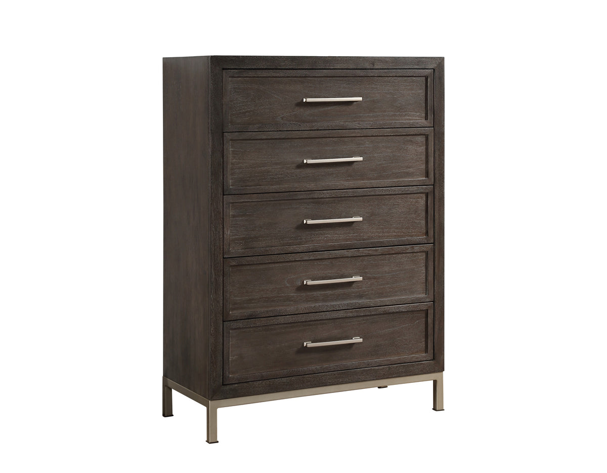 Broomfield Brown 5-Drawer Chest