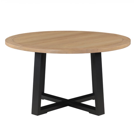 Magnolia Two-tone 54-inch Round Dining Table from Steve Silver - Luna Furniture