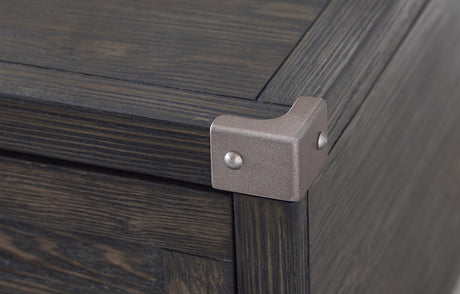 Todoe Coffee Table with 2 End Tables in Dark Gray from Ashley Furniture - Luna Furniture