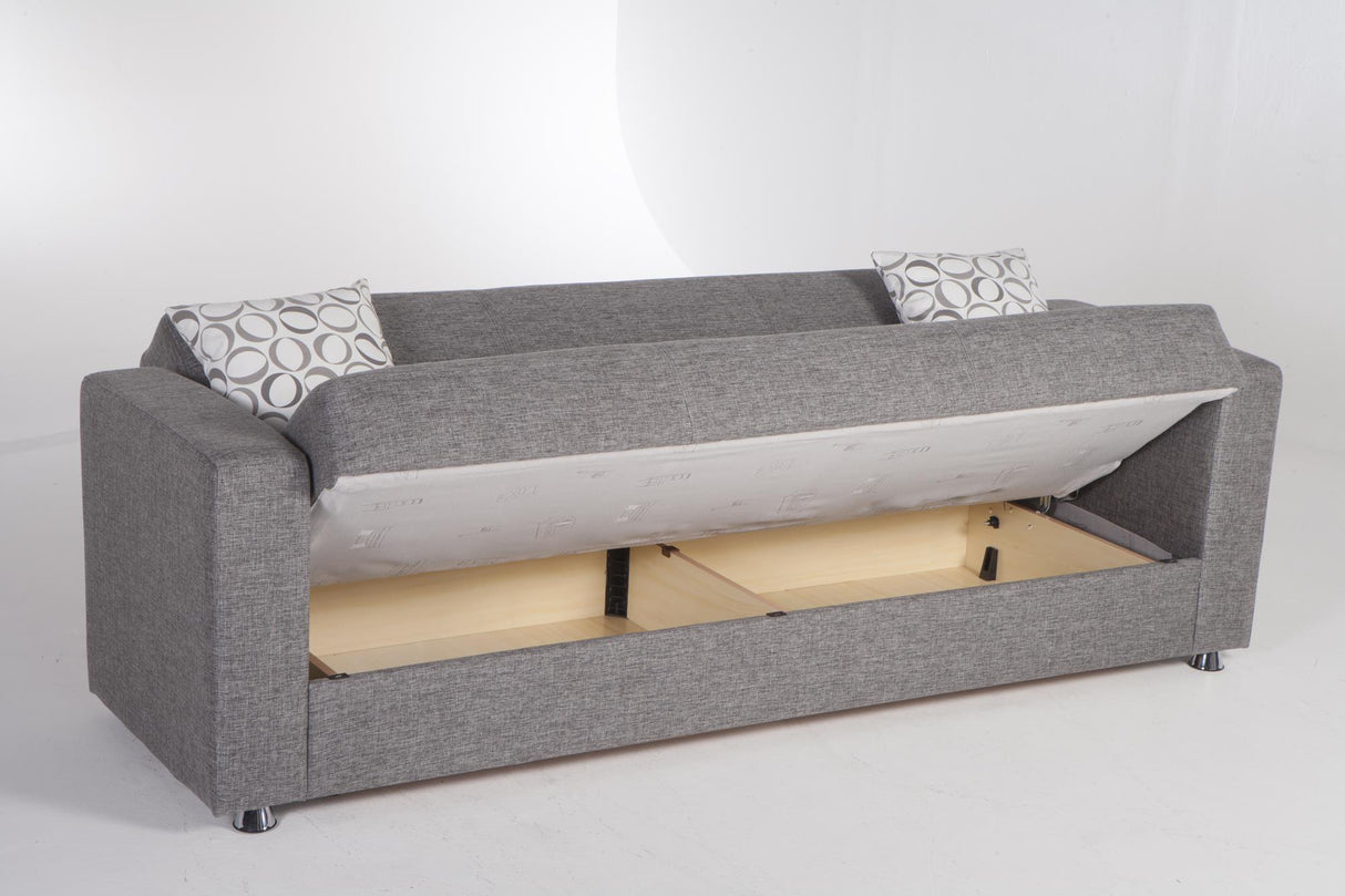 Tokyo Diego Gray 3-Seat Sleeper Sofa from Bellona - Luna Furniture