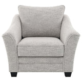 Tomkins Light Gray 3-Piece Boucle Upholstered Sofa Set from Coaster - Luna Furniture
