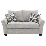 Tomkins Light Gray 3-Piece Boucle Upholstered Sofa Set from Coaster - Luna Furniture