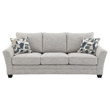 Tomkins Light Gray Boucle Upholstered Sofa from Coaster - Luna Furniture