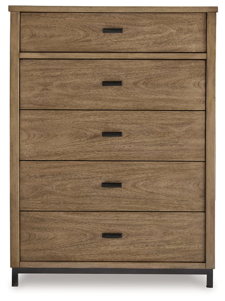 Tomtyn Light Brown Chest of Drawers from Ashley - Luna Furniture