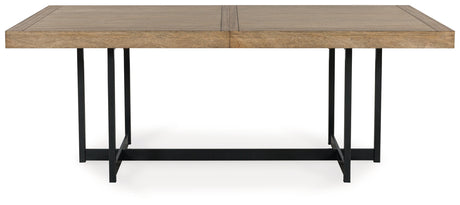 Tomtyn Light Brown Dining Extension Table from Ashley - Luna Furniture